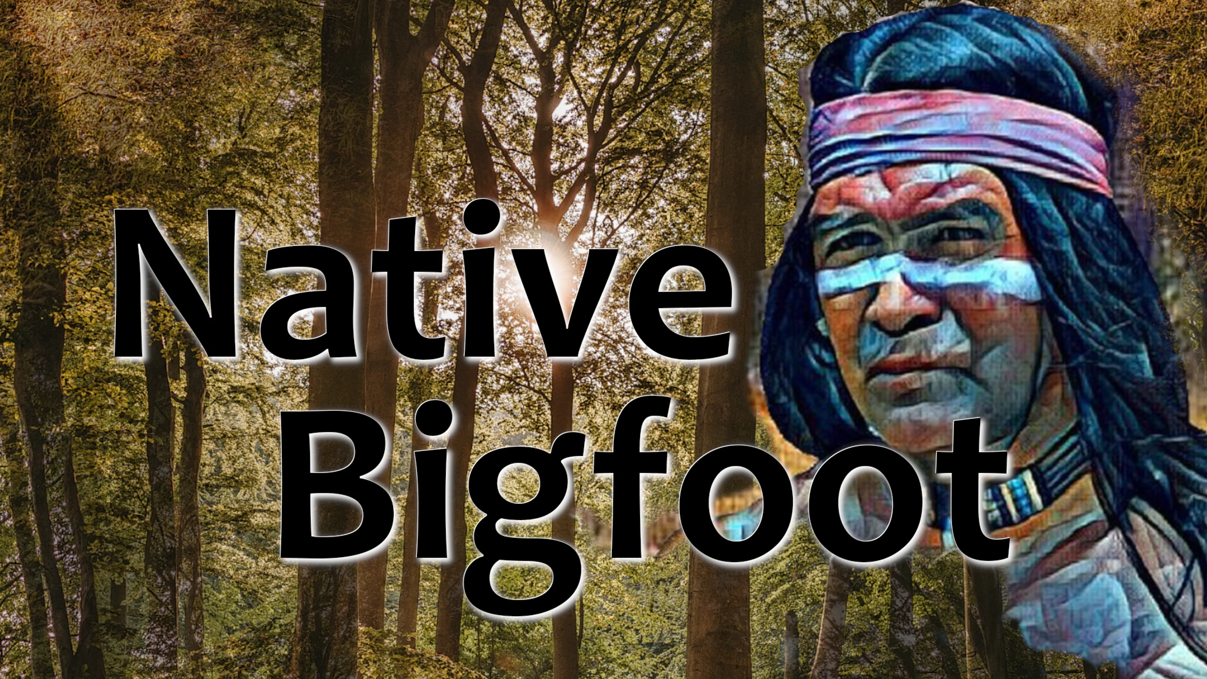 Native Bigfoot poster
